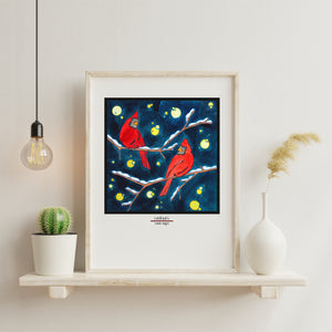 Cardinals - Simple Giclee Print