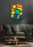 Circle Trees Canvas