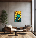 Circle Trees Canvas