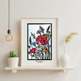 Flowers in the Wind - Simple Giclee Print