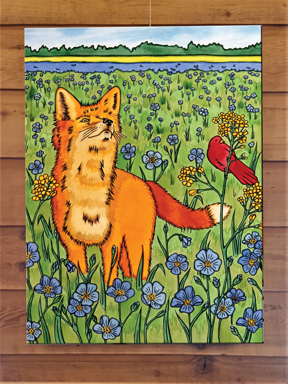 Fox & Friend Canvas