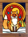 Fox in Forest Canvas