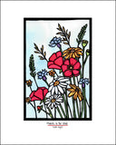 Flowers in the Wind - Simple Giclee Print