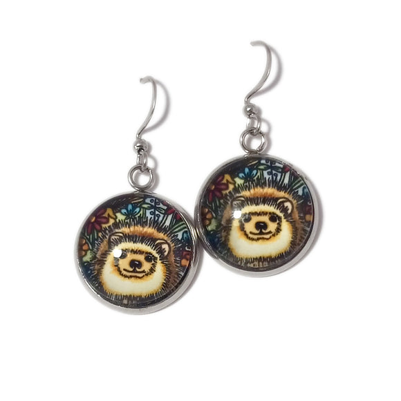 SA Earrings - Hedgehog