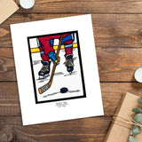 Hockey - Simple Giclee Print