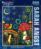 500 Piece Puzzle - Moonlit Mushrooms