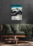 Mountain Night Canvas