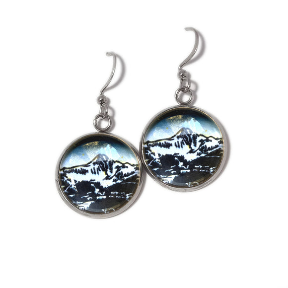 SA Earrings - Mountain Night