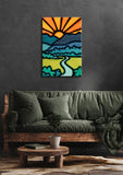 Mountain Stream Canvas
