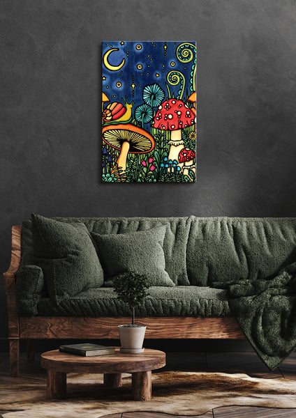 Mushroom Canvas – Sarah Angst Art