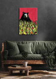 Naptime Bear Canvas