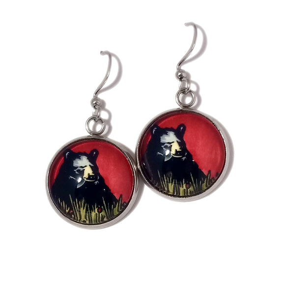 SA Earrings - Naptime Bear