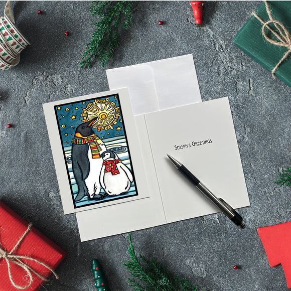 Penguins - Packaged Christmas Cards