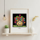 Porcupine - Simple Giclee Print