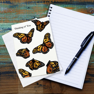 SA460: Thinking of You - Monarch Butterflies