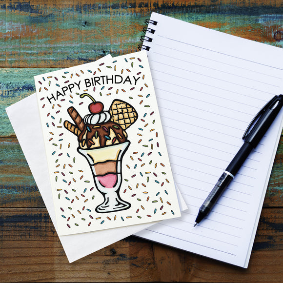 SA462: Happy Birthday Ice Cream Sundae