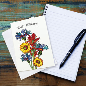 SA463: Happy Birthday Wildflowers