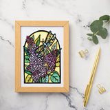SA476: Lilacs & Dragonfly