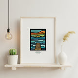 Dock - Simple Giclee Print