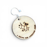 Earrings - Wood #01