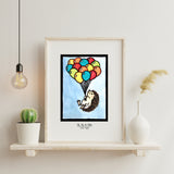 Up, Up, and Away - Simple Giclee Print