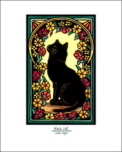 Black Cat - 8"x10" Overstock