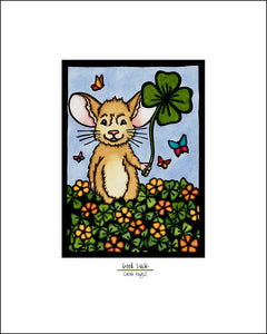 Good Luck Mouse - 8"x10" Overstock