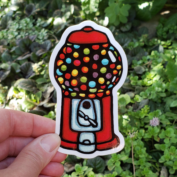 Gumball Machine Sticker