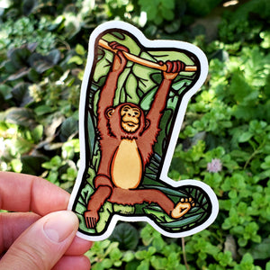 Monkey Sticker