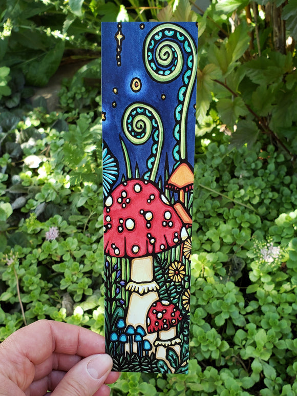 Bookmark - Mushroom