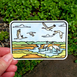 Sandhill Crane Sticker