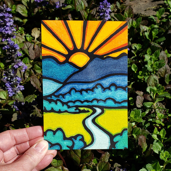 Postcard - Mountain Stream