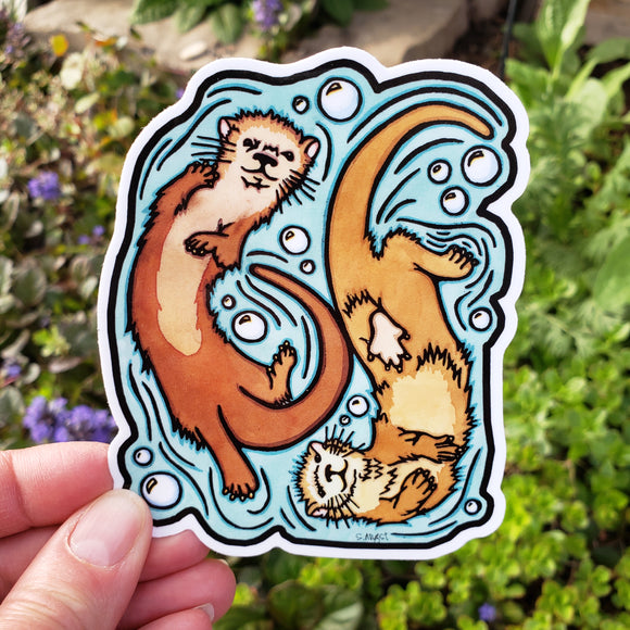 Otter Sticker