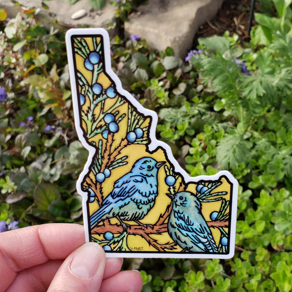 Idaho Bluebirds Sticker