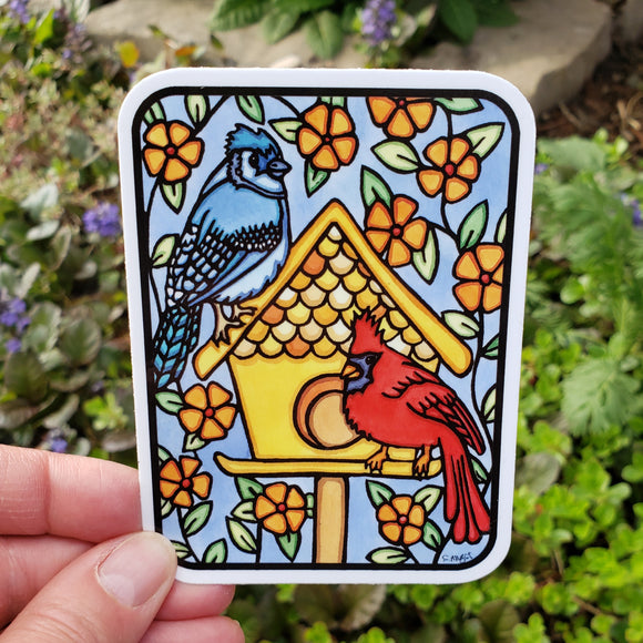 Birdhouse Sticker