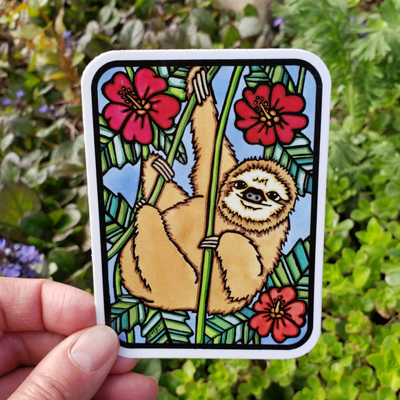 Sloth Sticker