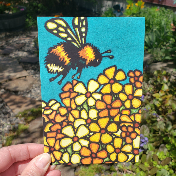 Postcard - Bumble Bee