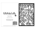 Color Your Own Bluebirds Card - Sarah Angst Art Greeting Cards, Giclee Prints, Jewelry, More