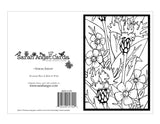 Color Your Own Mountain Bluet Card - Sarah Angst Art Greeting Cards, Giclee Prints, Jewelry, More