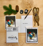 The Tomten - Packaged Christmas Cards - Sarah Angst Art Greeting Cards, Giclee Prints, Jewelry, More