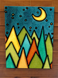 Moonlit Forest Canvas