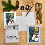 Penguins - Packaged Christmas Cards - Sarah Angst Art Greeting Cards, Giclee Prints, Jewelry, More