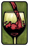 Red Wine Sticker