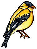 Yellow Bird Sticker