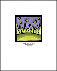 Clear Sky at Night - 8"x10" Overstock