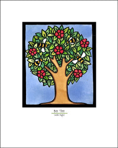 Bee Tree - 8"x10" Overstock