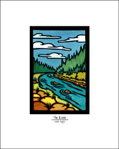 The River - 8"x10" Overstock - Sarah Angst Art Greeting Cards, Giclee Prints, Jewelry, More