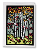 SA033: Autumn Woods - Sarah Angst Art Greeting Cards, Giclee Prints, Jewelry, More