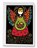 SA107: Angel - Sarah Angst Art Greeting Cards, Giclee Prints, Jewelry, More