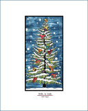 Birds in Snow - Simple Giclee Print - Sarah Angst Art Greeting Cards, Giclee Prints, Jewelry, More